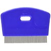 KVP Cat Flea Comb Stainless Steel Teeth with Plastic Handle