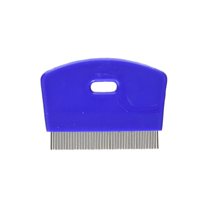 KVP Cat Flea Comb Stainless Steel Teeth with Plastic Handle