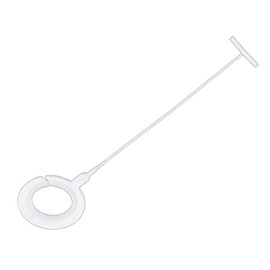 5000 Pieces Tagging Gun Fasteners, White O Hook Clothing Tagging Barbs Plastic Refill Pin Price Tags for Shops, Boutiques, Clothing Store (15mm/0.59in)