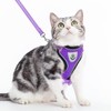 PUPTECK Cat Harness and Leash Set Escape Proof Reflective Cat
