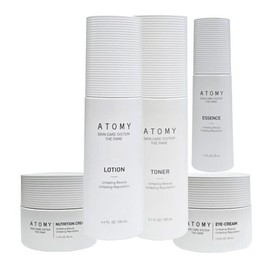Choose from Atomy basic skincare products: toner, lotion, essence, nourishing cream, or eye cream. / 애터미 기초 화장품 토너 로션 에센스 영양크림 아이크림 중 선택