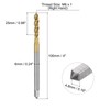 sourcing map Metric Spiral Flute Taps, M6 x 1 H2