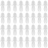 Beaupretty Tapones Oídos de Silicona Transparentes, 30 Pares Reutilizables, Impermeables