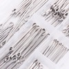 Glarks 90Pcs 304 Stainless Steel Cotter Pin Clip Key Fastner