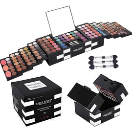 148 Color kit de Maquillaje, Paleta de Maquillaje para Mujer, Todo en Uno Sets de Maquillaje para Mujeres y Principiantes, Incluye Sombra de Ojos, Rubor y Polvo para Cejas, Apto para Principiantes.