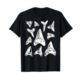 Best Shark Teeth Design For Men Women Shark Teeth Hunting T-Shirt