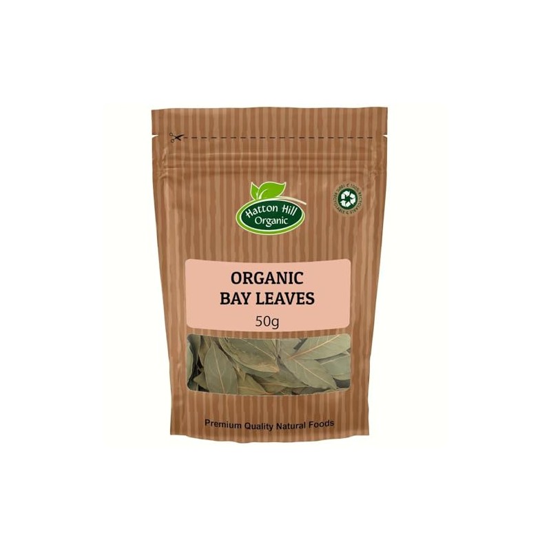 Organic Bay Leaves 50g by Hatton Hill Organic | Aromatic