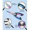 BCHKO Slimatore Pesca 1 Pz, 16.5 cm, Finitura Titanio Blu