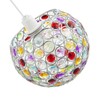Modern Round Globe Easy Fit Pendant Shade with Small Multi