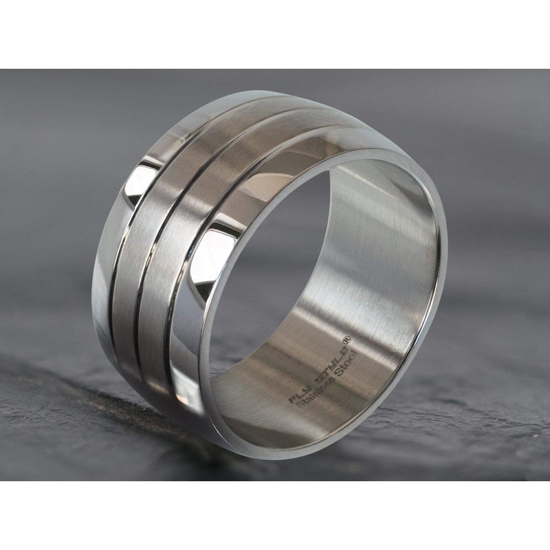 Fly Style® – Wide Band Ring 316L Stainless Steel –