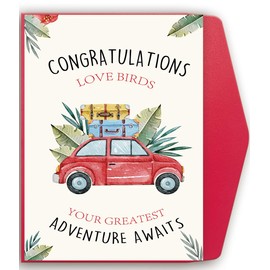 Mcduldul Congratulations Wedding Card | Funny Wedding Card Gifts for Couples Bride and Groom