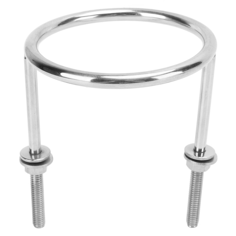 Boat Ring Cup Holder 316 Stainless Steel Polished Anti Tilt