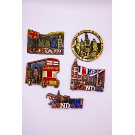 12 London Souvenirs Metal Fridge Magnets British Union Jack England Magnet UK Gift