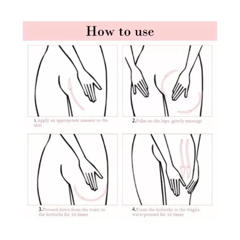 Crema/gel Masaje Aumenta Gluteos Pompas Anticelulitis Pierna Hierbas