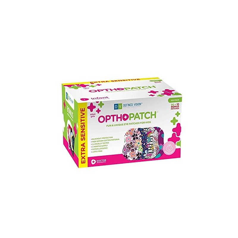 Opthopatch Parches para Ojos para bebés - Diseño bonito para