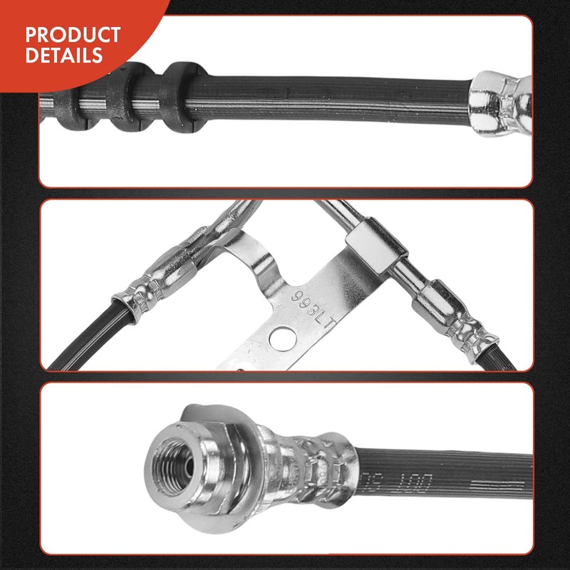 A-Premium Front Driver Brake Hydraulic Hose Compatible with Select Dodge