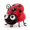 Napco 33576 Red Ladybug, 4-inch Height, Metal