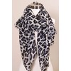 ScarvesMe Women's Animal Print Leopard Oblong Scarf One Size Gray