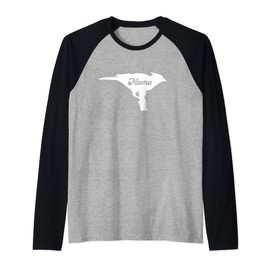 Mama Red Crested Cardinal Family Matching Raglan Baseball Tee