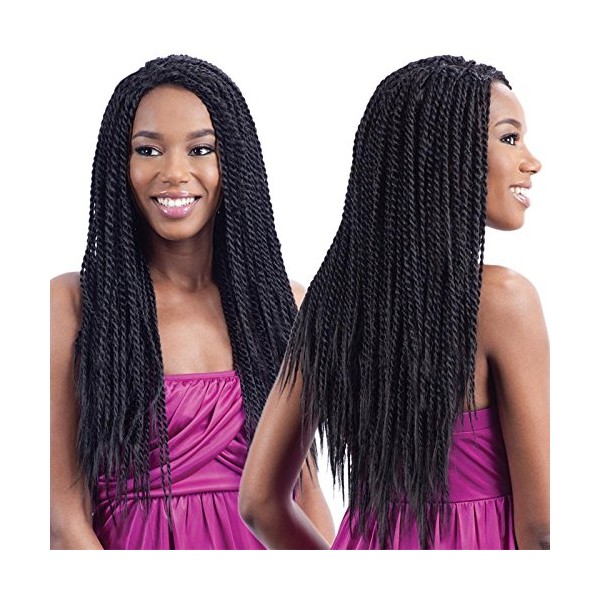 HOT SINGLE TWIST (TT30) - Freetress equal lace front hand braided wig