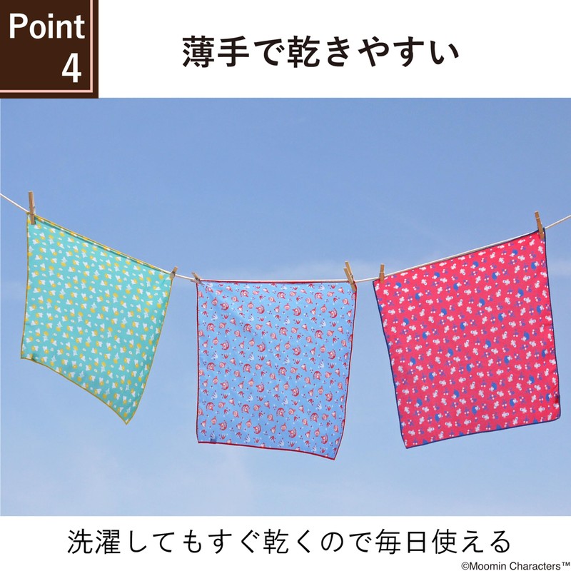 MOOMIN Maruei Nissan Lunch Cloth, Large, Easy to Dry Lunch