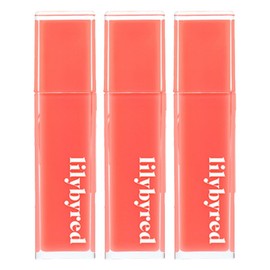 Lilybyred Cheeky Liar Coating Lip Tint, 04 Pretending to be a Shy Peach, 3 pieces / 릴리바이레드 앙큼 라이어 코팅 립틴트, 04수줍은복숭아인척, 3개