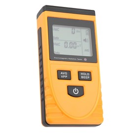 Radiation Tester,Electromagnetic Radiation Detector,EMF Tester Sound and Light Alarm,Data Locking,Radiation Assessment,Large and Clear LCD Display Screen,Compact Size