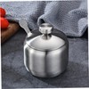 LIFKOME Kitchen Spice Organizer Stainless Steel Seasoning Jars Space-Saving Condiment