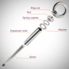 M8* 80mm Expansion Screw with Eye Ring Anchor Internal Eye