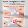 Folding Box Cutter Heavy Duty Utility Knife, Razor Knife, Lightweight