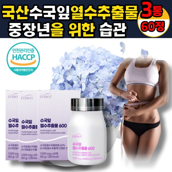 Middle-aged woman hydrangea leaf hot water extract, mountain hydrangea leaf