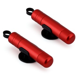 Yitexin 2 Pack Window Breaker Seatbelt Cutter, 2 in 1 Portable Car Window Breaker Tool Hammer, Auto Rescue Seat Belt Cutter and Glass Breaker (Red)