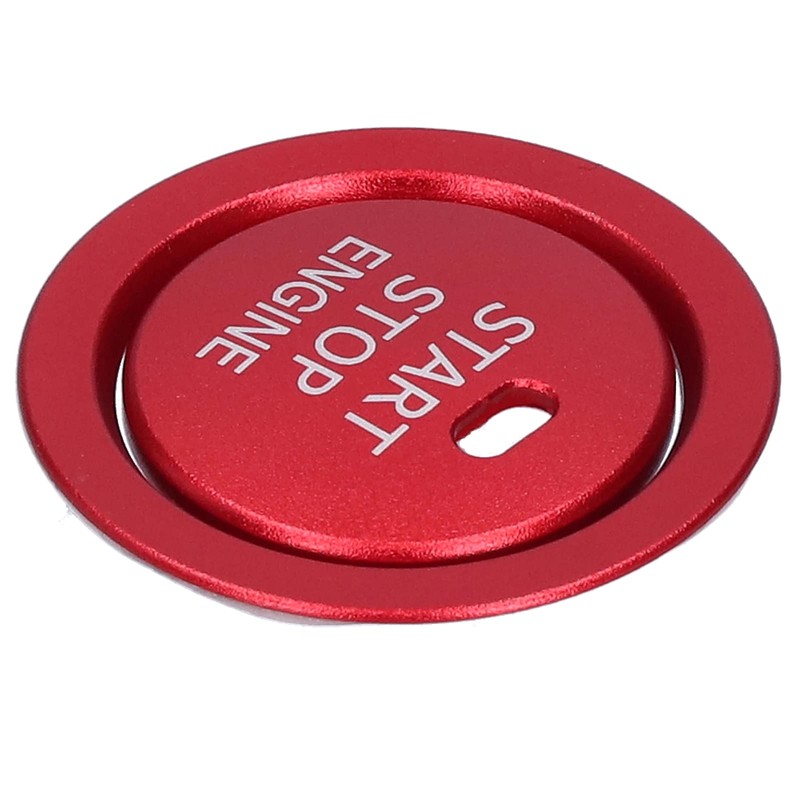 Fydun Engine Start Ring Stickers, 2 Pcs Aluminum Alloy Engine