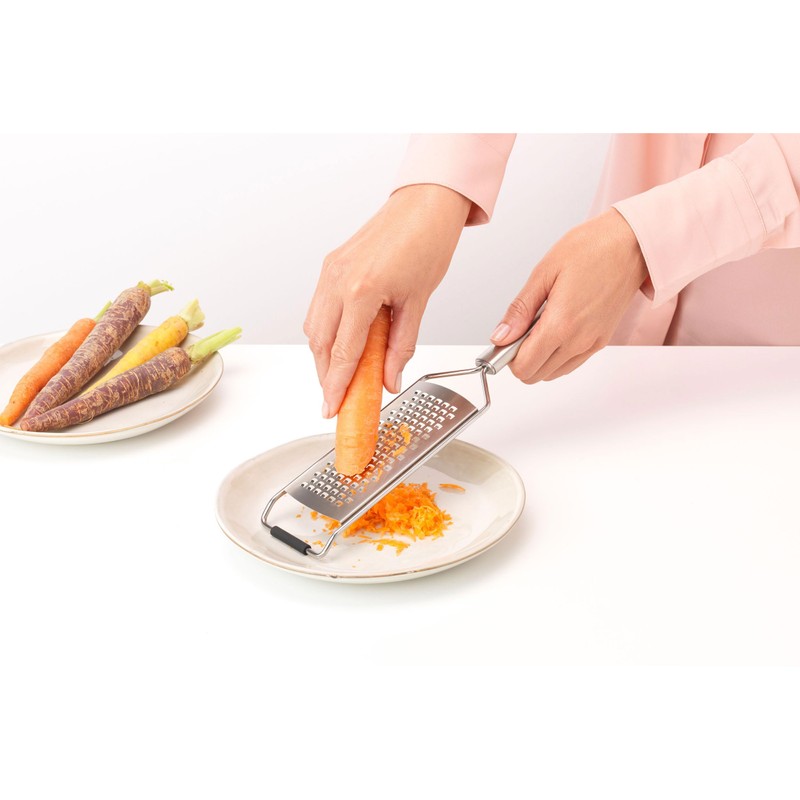 Brabantia grater Profile, coarse, cooking utensil, kitchen aid, Matt Steel,