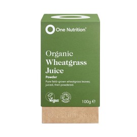 One Nutrition Wheatgrass Juice Powder – Natures Multivitamin – Juiced Then Powdered for Maximum Nutrient Density – Source of Vitamin B12, Iron, Calcium & Magnesium - 20 Servings – 100g Powder