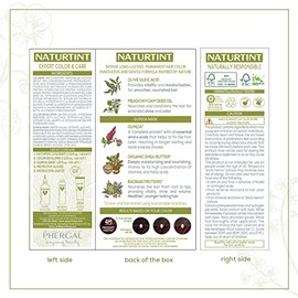 Naturtint | Coloración sin amoniaco | 100% cobertura de canas | Ingredientes vegetales | Color natural y duradero |4M Castaño Caoba | 170ml