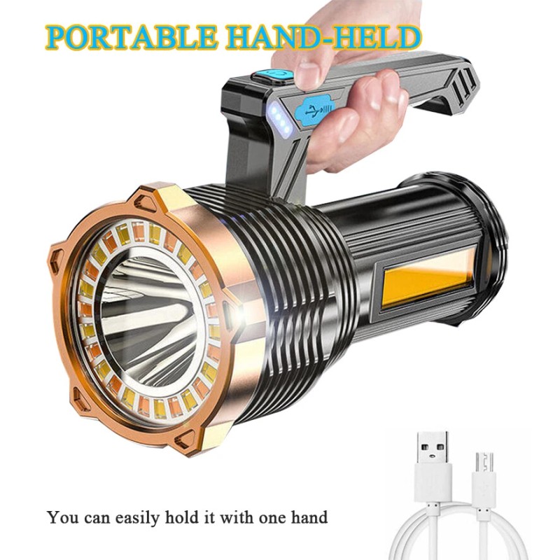 9900000LM Most Powerful 8 Modes LED Torch USB Rechargeable Flashlight