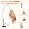 Wilfniee Wilfniee Practice Hand for Acrylic Nails: Nail Tips Won't