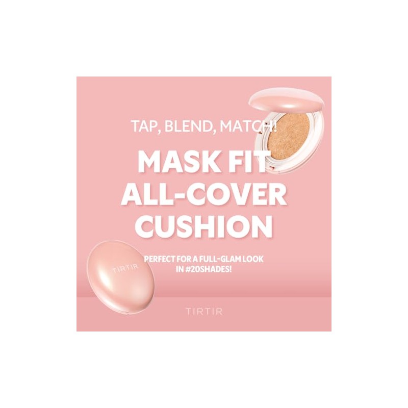 Tirtir Mask Fit All Cover Pink Cushion Foundation High Coverage