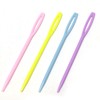 52Pcs 2.7 "Large Eye Plastic Sewing Needles,Learning Needles,Yarn Needles Darning