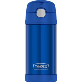 Thermos Unisex Youth Funtainer Insulated Water Bottle, Navy, 0.35 Litre