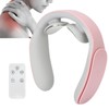 Electric Neck Massager Cordless USB Rechargeable Hot Compress Vibration Neck
