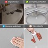 ZDLS Lazy Susan Shelf Liner,Silicone Lazy Susan Liners for Kitchen