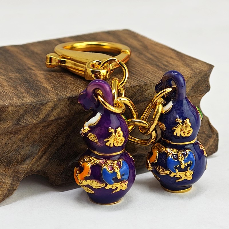 YISHUI Feng Shui Key Chain Gourd Lucky Amulet Luck Amulet