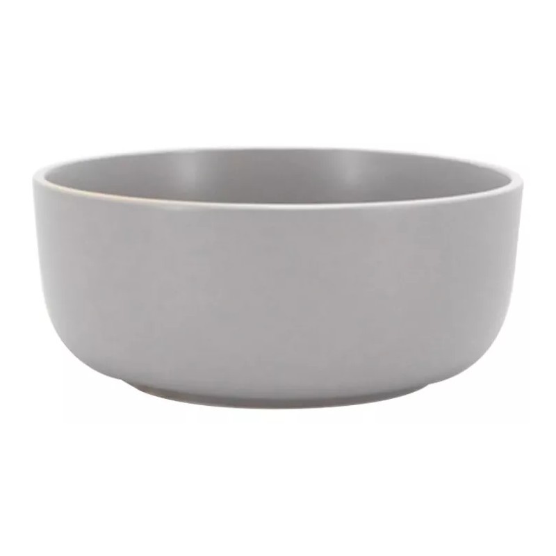 KASABLANCA Vajilla De Ceramica Gris 16 Piezas Moderna 4 Personas