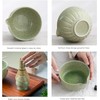 Maedery Matcha Set,4PCS Exquisite Matcha Tea Set,Match Bowl with Spout