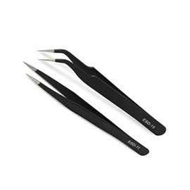 Nail Tweezers Clamp Cuticle Cleaning-WFHWBX4 Curved DC000766 / 네일 핀셋 집게 큐티클청소-WFHWBX4 곡선형 DC000766