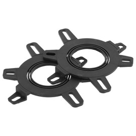 TUCKBOLD Car Boat RV Speaker Spacer Ring Midrange Speaker Spacer Adapter Waterproof Black 2 Pcs