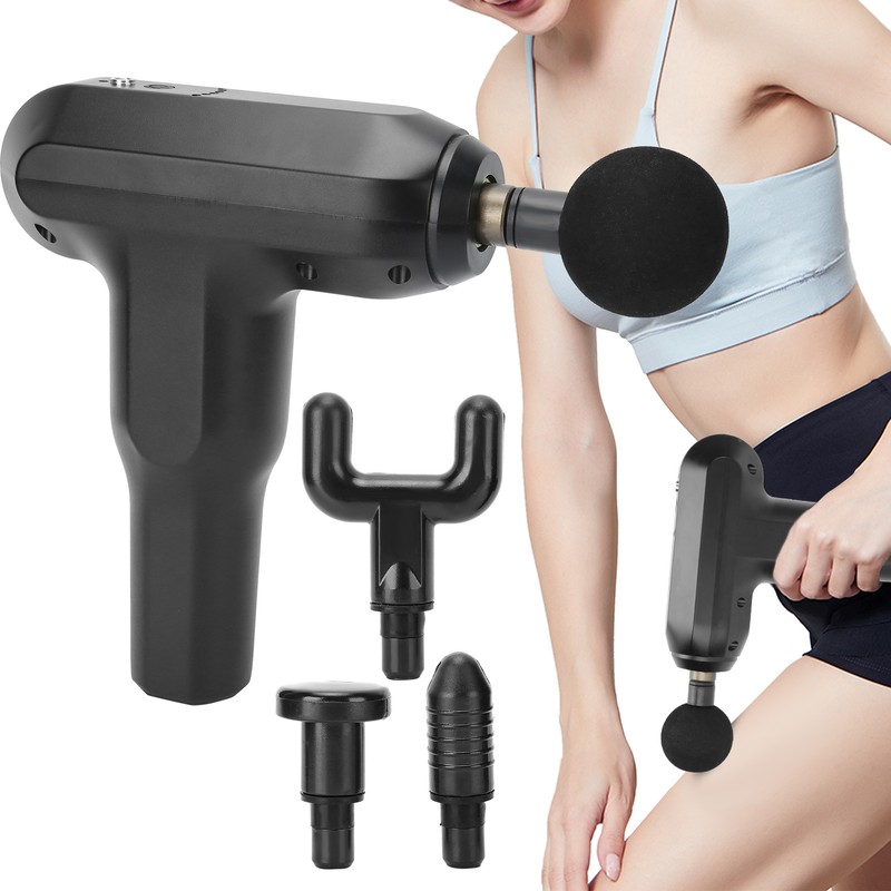 Fascia Massage Gun Electric Deep Tissue Muscle Relaxation Percussion Massager