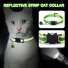 4 Pcs Cat Collars Safe Reflective Cat Collars with Bells